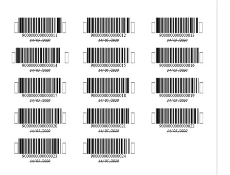 Excel Code 128 的图像结果