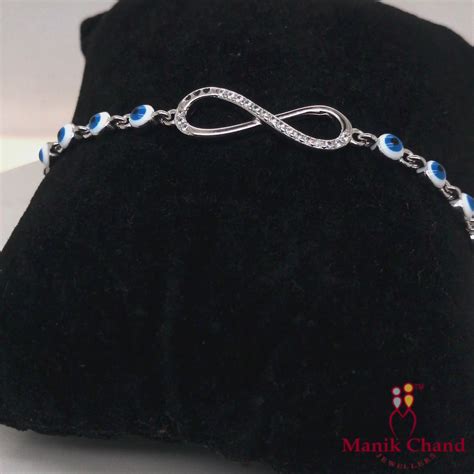 Infinity Evil-Eye Bracelet | 925 Silver – ManikChandJewellers