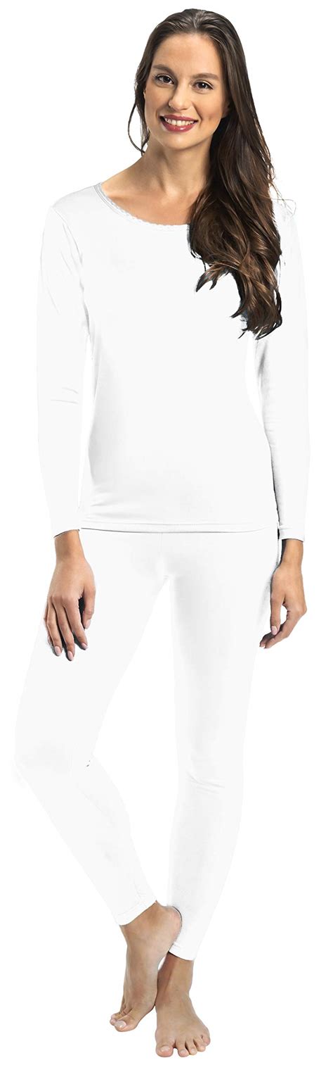 Buy Rocky Thermal Underwear for Women Lightweight Cotton Knit Thermals ...