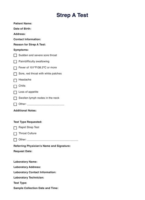 Prueba De Faringitis Estreptocócica