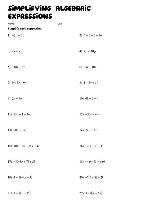 Simplify Rational Expressions Worksheet – Owhentheyanks.com