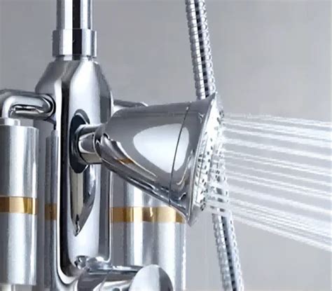 Exposed and Concealed Shower set - 4-Function Exposed Shower Mixer with ...
