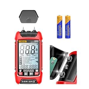 ANENG Wood Moisture Meter,GN601 Portable Pin-Type Detector, Water Leak ...