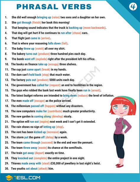 1000+ Phrasal Verbs List in English from A-Z • 7ESL
