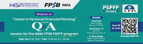 Career in Personal Financial Planning - National Institute of ...