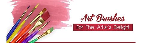 Okayji Synthetic Crafto Set of 6 Different Sizes Flat Paint Brush for ...