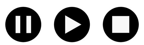 Play/Pause Button PNG 的图像结果