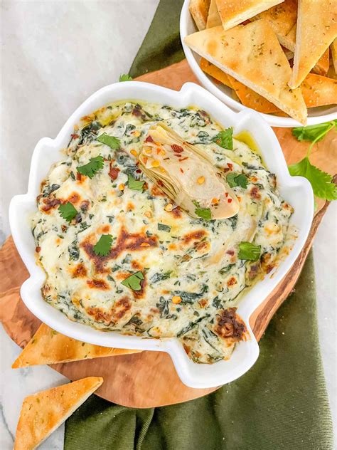 Easy Spinach Artichoke Dip - Three Olives Branch