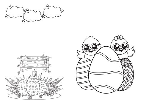 Easter Bunny: Coloring Book for Kids Graphic by Happiness on paper ...