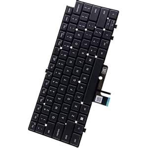 Deal4GO Laptop Backlit Keyboard H3DHT 0H3DHT Replacement for Dell ...