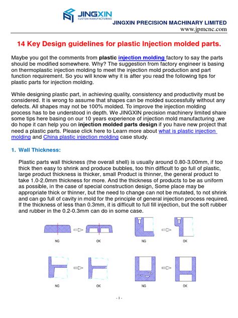 Design-guidelines-for-plastic-injection-molded-parts 2 | PDF ...
