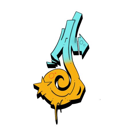 Graffiti Letter J