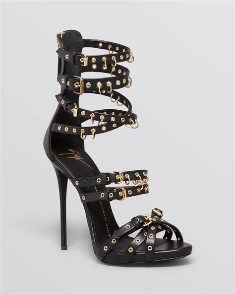Giuseppe Zanotti Platform Ankle Strap Sandals Coline High Heel in Black ...