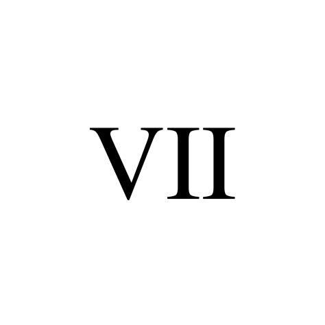 Roman Numeral Seven