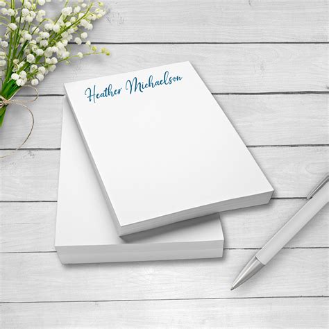 Personalized Note Pads, Glued Note Pads, Personalized Notepads, Custom ...