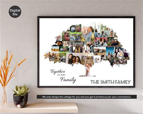 Printable Family Collage Picture Frames