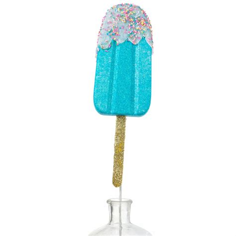 21" x 4" Sprinkle Popsicle Spray: Blue
