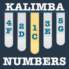 Image result for Kalimba Music Using Numbers