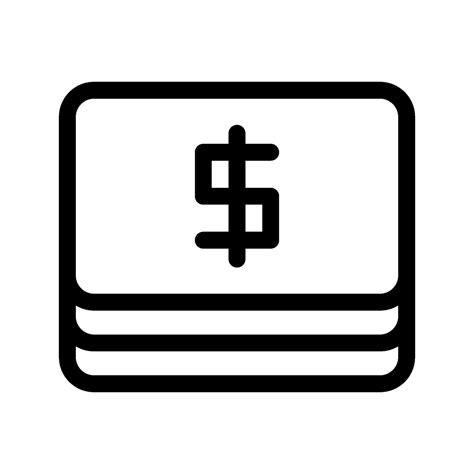 Pile Of Cash Icon Vector Symbol Design Illustration 26631580 Vector Art ...