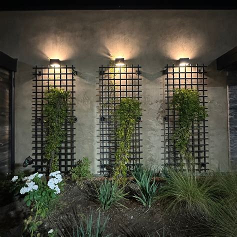 Modern Square Tube Grid Trellis, Wall Mounted Trellis Outdoor Garden ...