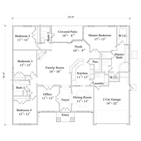 Slab Ranch House Plans