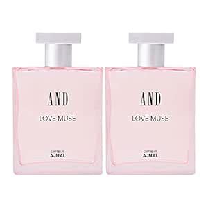 AND Love Muse Pack of 2 Eau De Parfum 50ML each for Women Crafted by ...