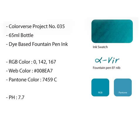 Shop Colorverse Project Constellation II α Vir Turquoise Ink - 65ml ...