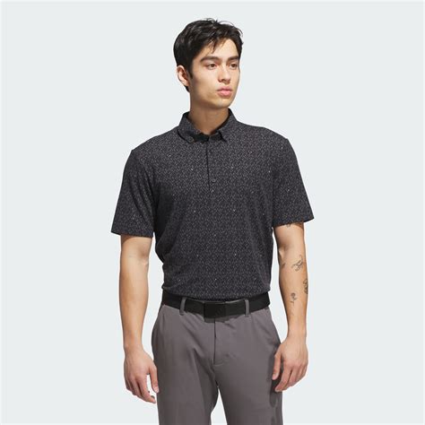 Clothing - Ultimate365 Micro Argyle Polo Shirt - Black | adidas Bahrain