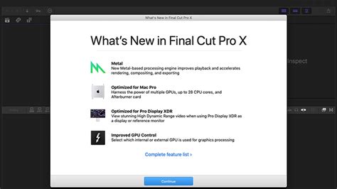 Image result for Final Cut Pro X Compatibility Chart