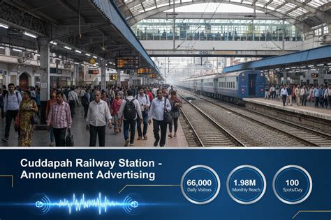 Cuddapah Railway Announcement Advertising | Audio Advertising – Growth ...