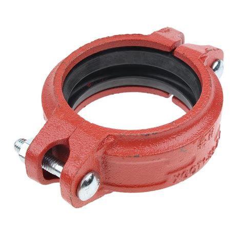 ⚡️Buy Max Fire Sprinkler Pipes Coupling Clamp Rigid Grooved Couplings ...
