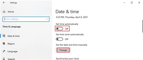 Windows Time Setting 的图像结果