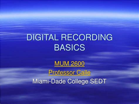 Image result for Computer Recording Basics