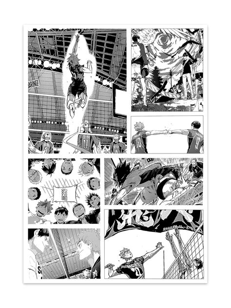 ComicSense.xyz Haikyuu Anime Karasuno Manga Wall Posters, Waterproof ...