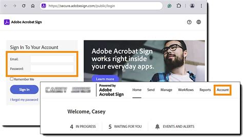 Image result for Adobe Sign Log In
