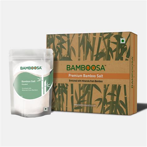 Bamboosa 3x Bamboo Roasted Salt,250g (Mineral-Rich, Alkaline Salt for ...