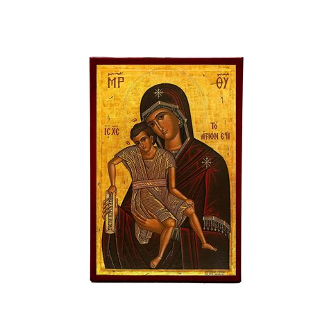 Buy Virgin Mary icon Panagia Axion Esti, Greek Christian Orthodox Icon ...