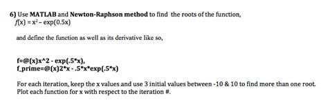 Image result for Newton-Raphson Method Matlab with Graph