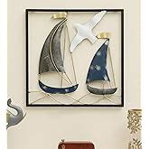 Vedas Gold Metal Sadh Ginko Wall Decor Hanging Mounted Sculpture Wall ...