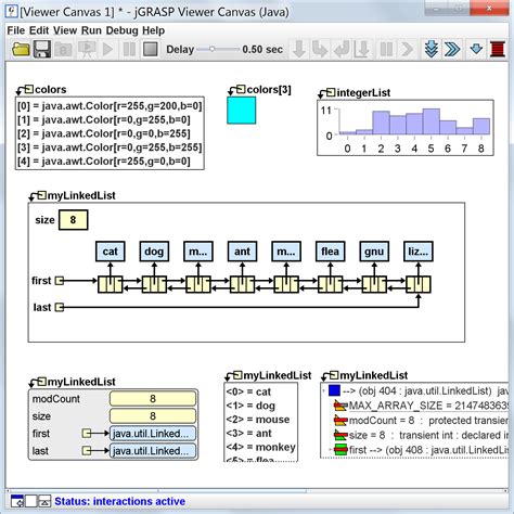 jGRASP GUI Tutorial 的图像结果