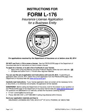 2012 Form AZ L-176 Fill Online, Printable, Fillable, Blank - pdfFiller
