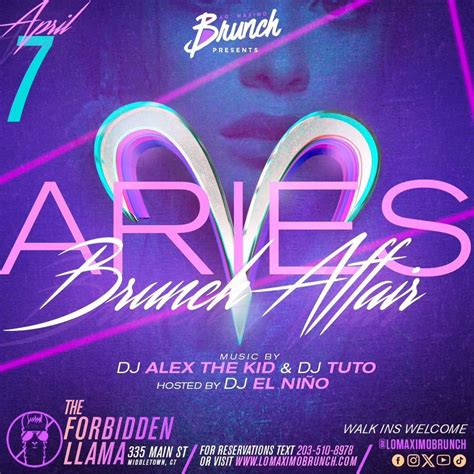 Aries Brunch Affair In The Forbidden Llama, The Forbidden Llama ...