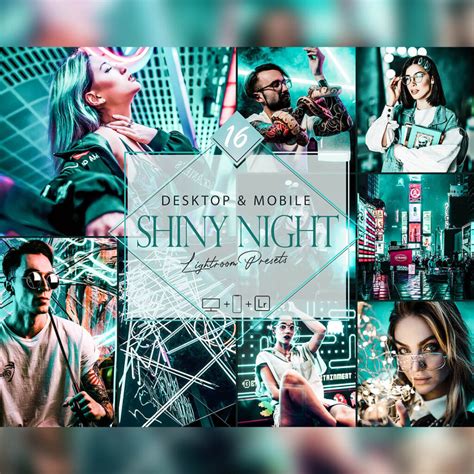 16 Shiny Night Lightroom Presets, Moody Preset, Street Desktop LR ...