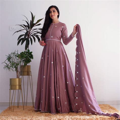 Ready to wear Heather purple Mirror Gown – YouNari