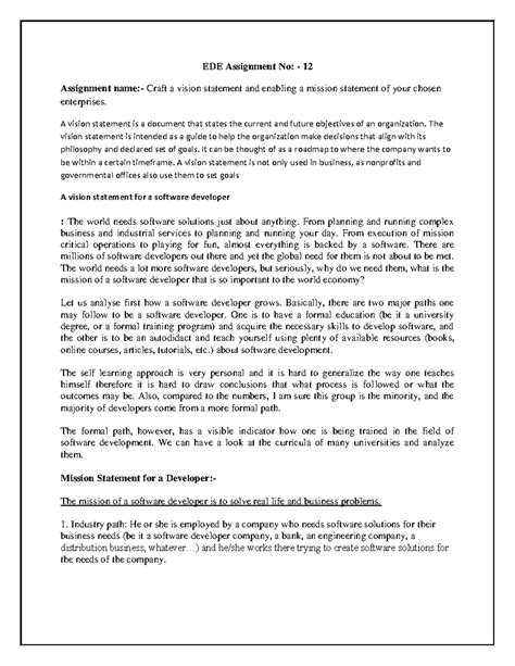 Assignment-12 - Assignment 12 - EDE Assignment No: - 12 Assignment name ...