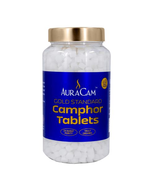 AuraCam Gold Standard Camphor Tablets for Puja, Meditation ...