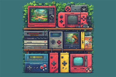 Iconic Elements from Popular Video Games Graphic by Ai Graphic Design ...