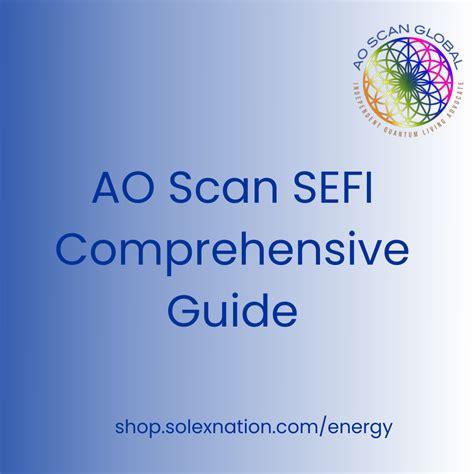 AO Scan SEFI: Comprehensive Guide - AO Scan Global