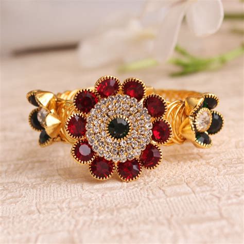 Send Floral Bracelet Lumba Rakhi Online - RKH19-87465 | Giftalove