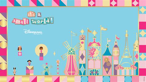PC Wallpaper "it's a small world" | Disneyland Paris | Fond d'écran ...
